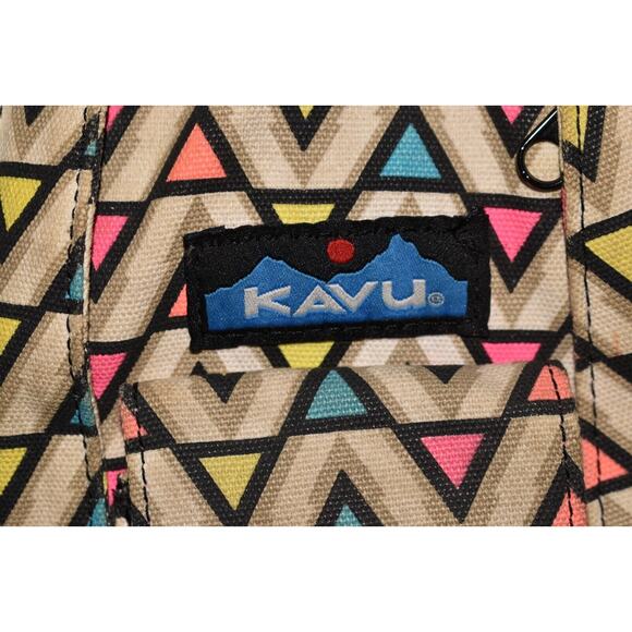 KAVU $69 Original Rope Bag Sling‎ Pack Geometric Multi-Color - Picture 4 of 4